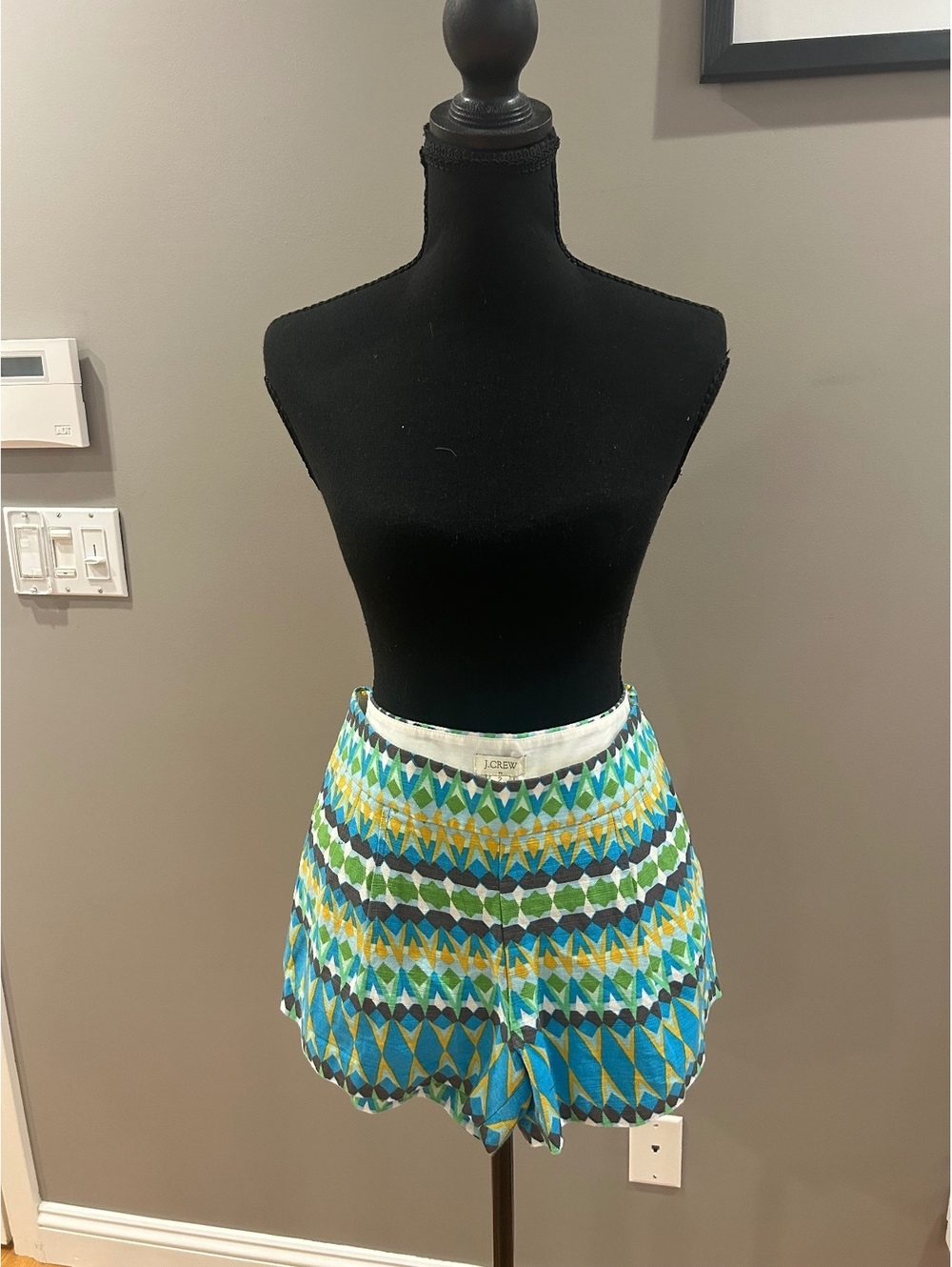 J.Crew Women's Size 2 Patterned Shorts